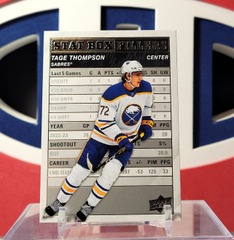Tage Thompson 2023-24 - Stat Box Fillers Upper Deck Serie 1